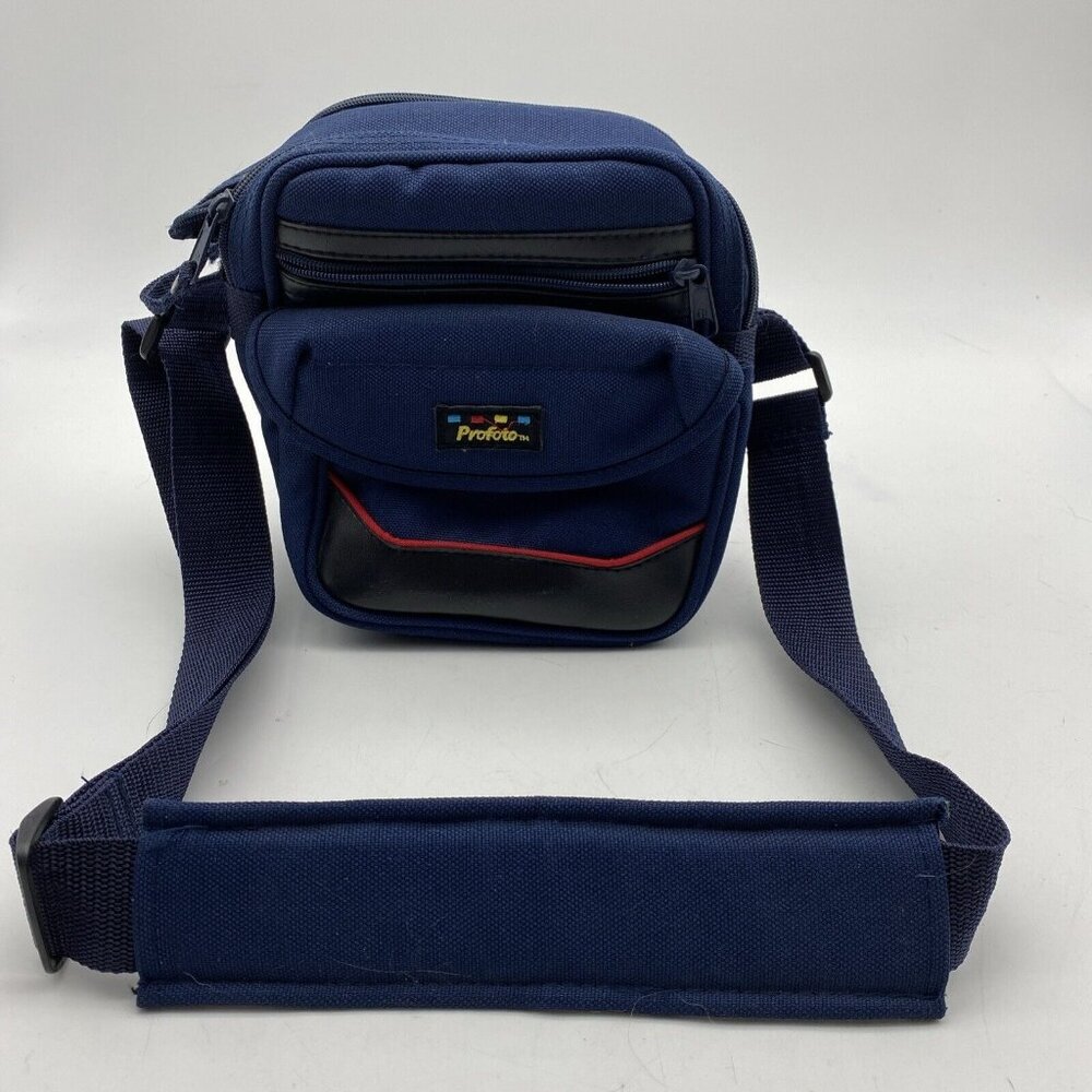 Profoto Camera Bag Blue Padded Shoulder Case‎ DSLR Mirrorless Compact Pockets